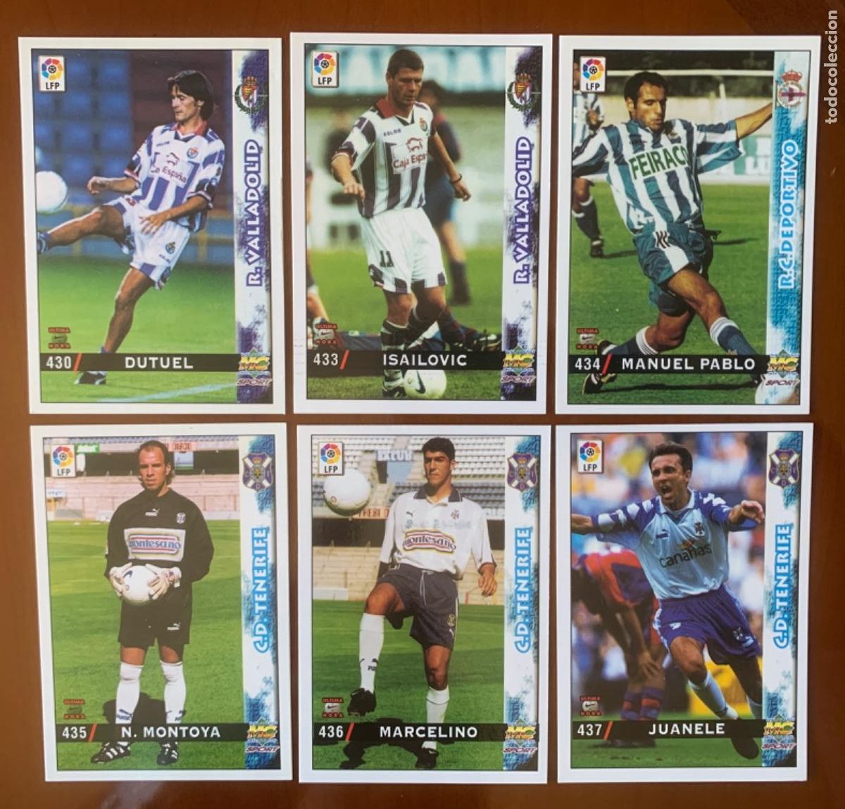 Football Stickers: Mundicromo 1998/99 (LOTE DE 37 CROMOS &Uacute;LTIMA HORA).