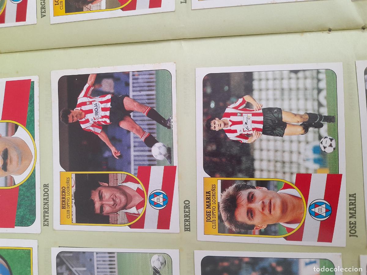 Cromos de f&uacute;tbol: jose maria ogro&ntilde;es este 1991 1992 91 92 despegado muy buena trasera con el despegue