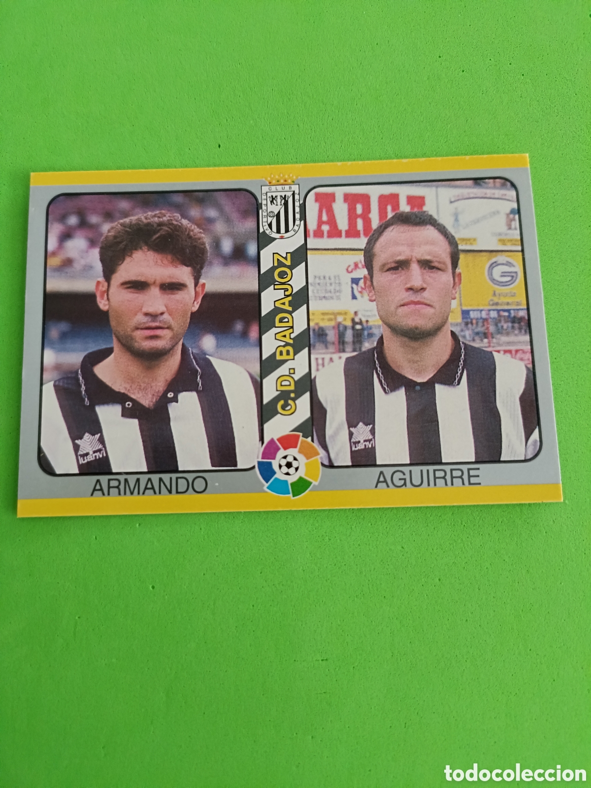 Fu&szlig;ball-Sticker: MUNDICROMO CROMOS LIGA FUTBOL TOTAL 94 95 1994 1995 - 243 Aguirre/ Armando Badajoz