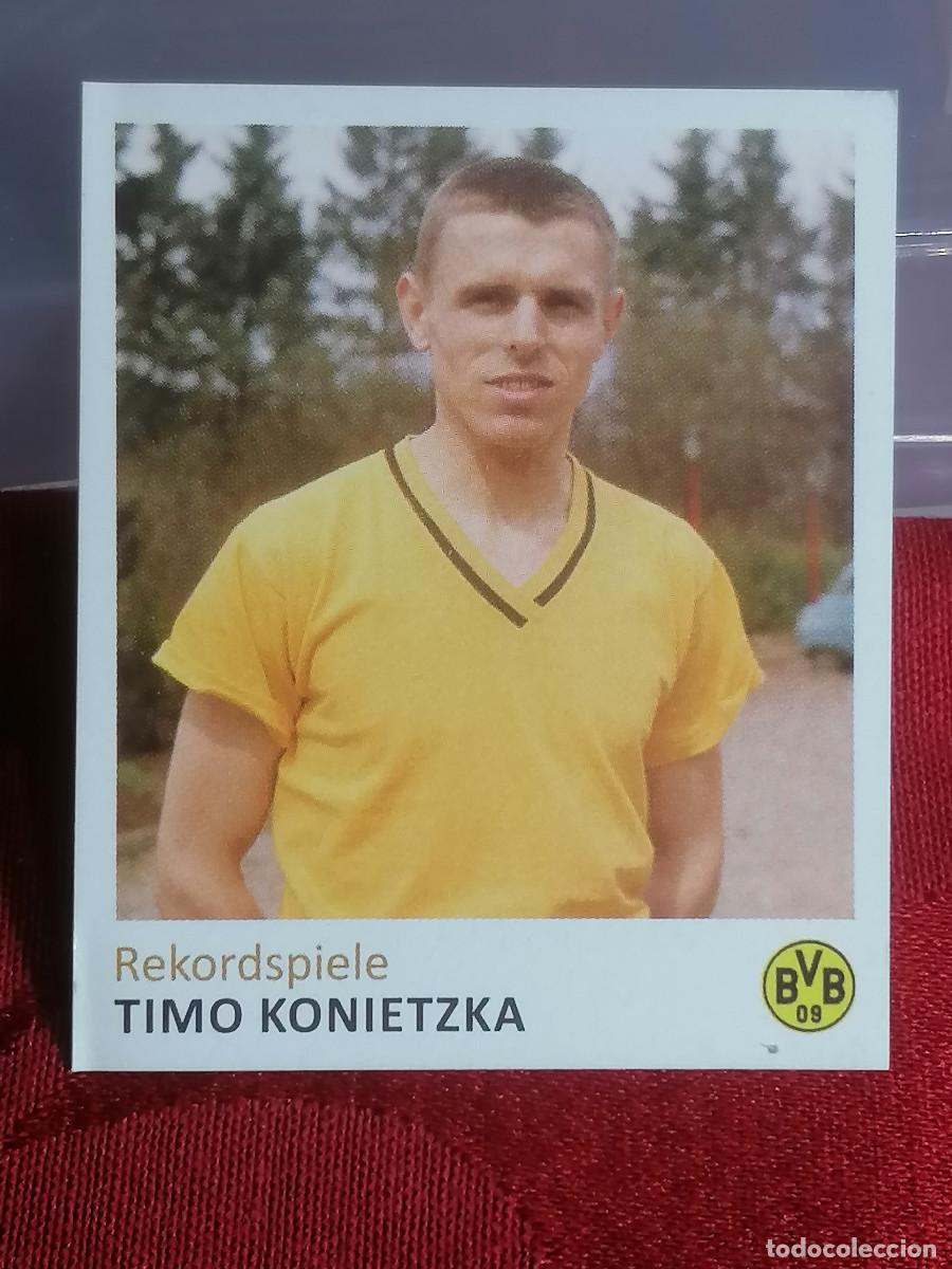 Fu&szlig;ball-Sticker: 54 TIMO KONIETZKA REKORDSPIELER JUSTSTICKIT! BVB 09. ECHTE LIEBE! 2011 CROMO STICKER FUTBOL