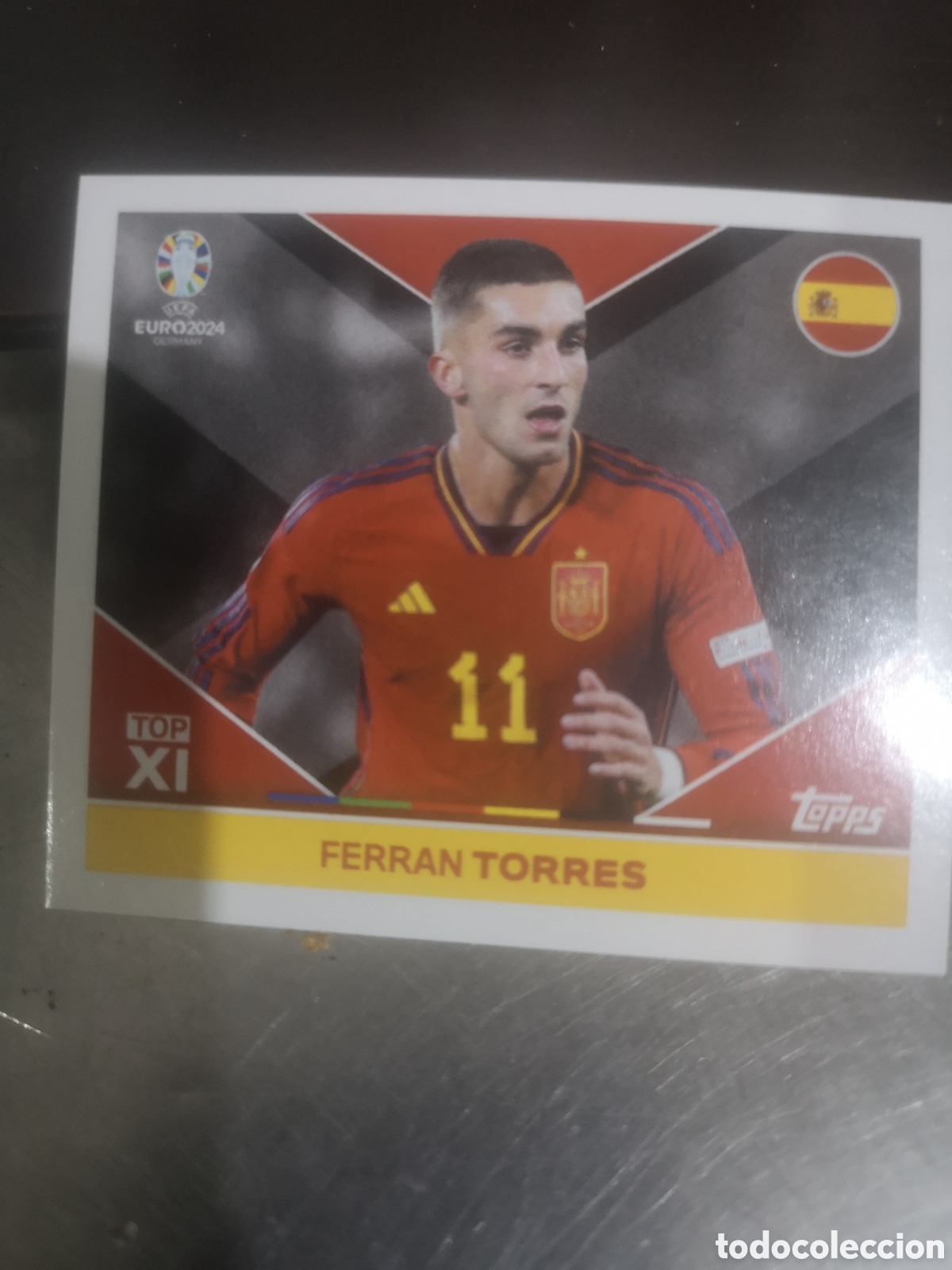 Cromos de Futebol: STICKER TOPPS UEFA EURO 2024 FERRAN TORRES - ESP - TOP 1