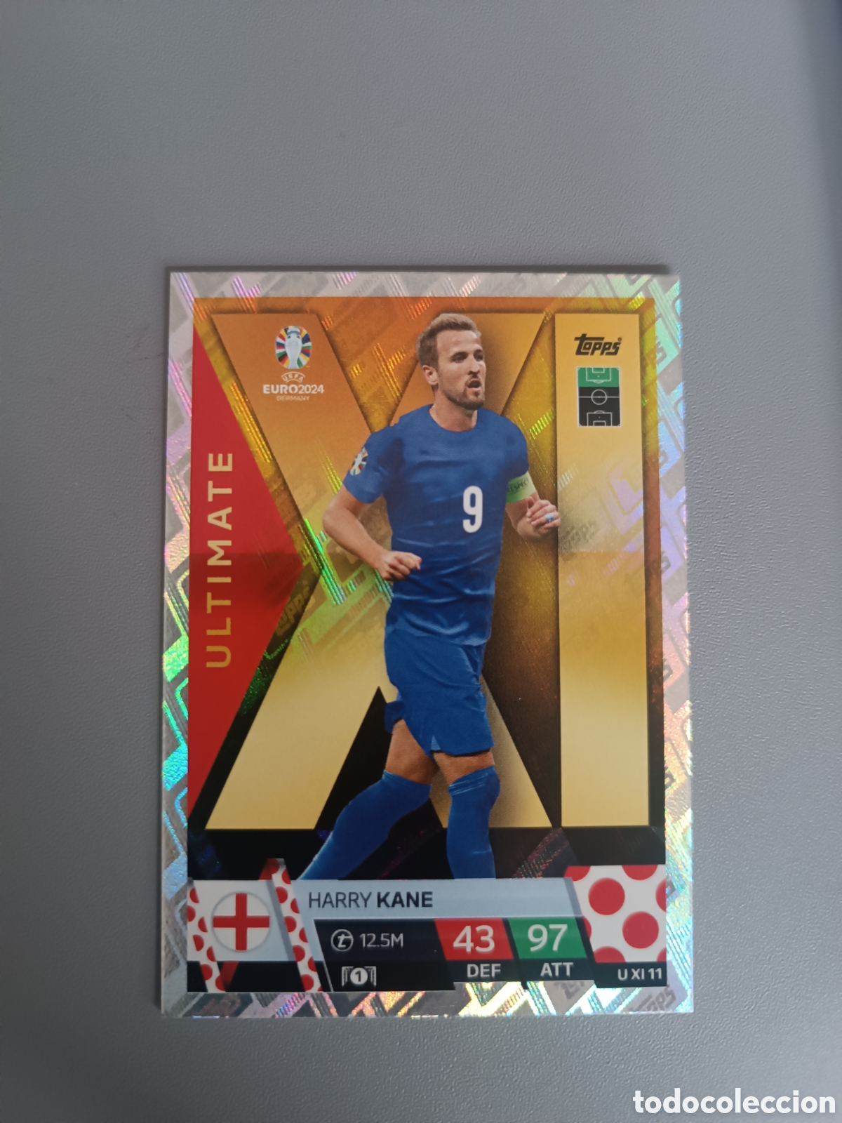 Fu&szlig;ball-Sticker: Harry Kane Ultimate XI 11 Inglaterra - UEFA Euro 2024 24 Topps