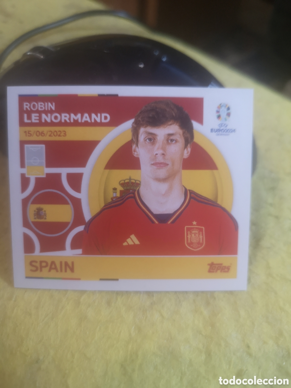 Cromos de Futebol: STICKER TOPPS UEFA EURO 2024 GERMANY LE NORMAND- ESP 8