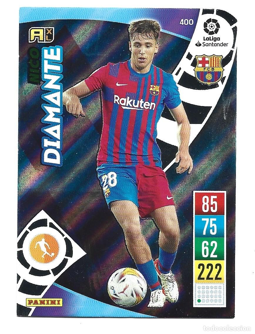 Fu&szlig;ball-Sticker: CROMOS DE FUTBOL N &ordm; 400 NICO DIA&Ntilde;ANTE DEL BARCELONA DE ADRENALYN XL A&Ntilde;O 2021 - 22