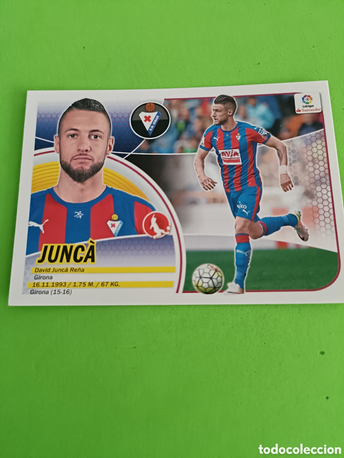 Cromos de f&uacute;tbol: Panini Liga este 2016 2017 16 17 - Eibar 7 A Junca - Foto 1