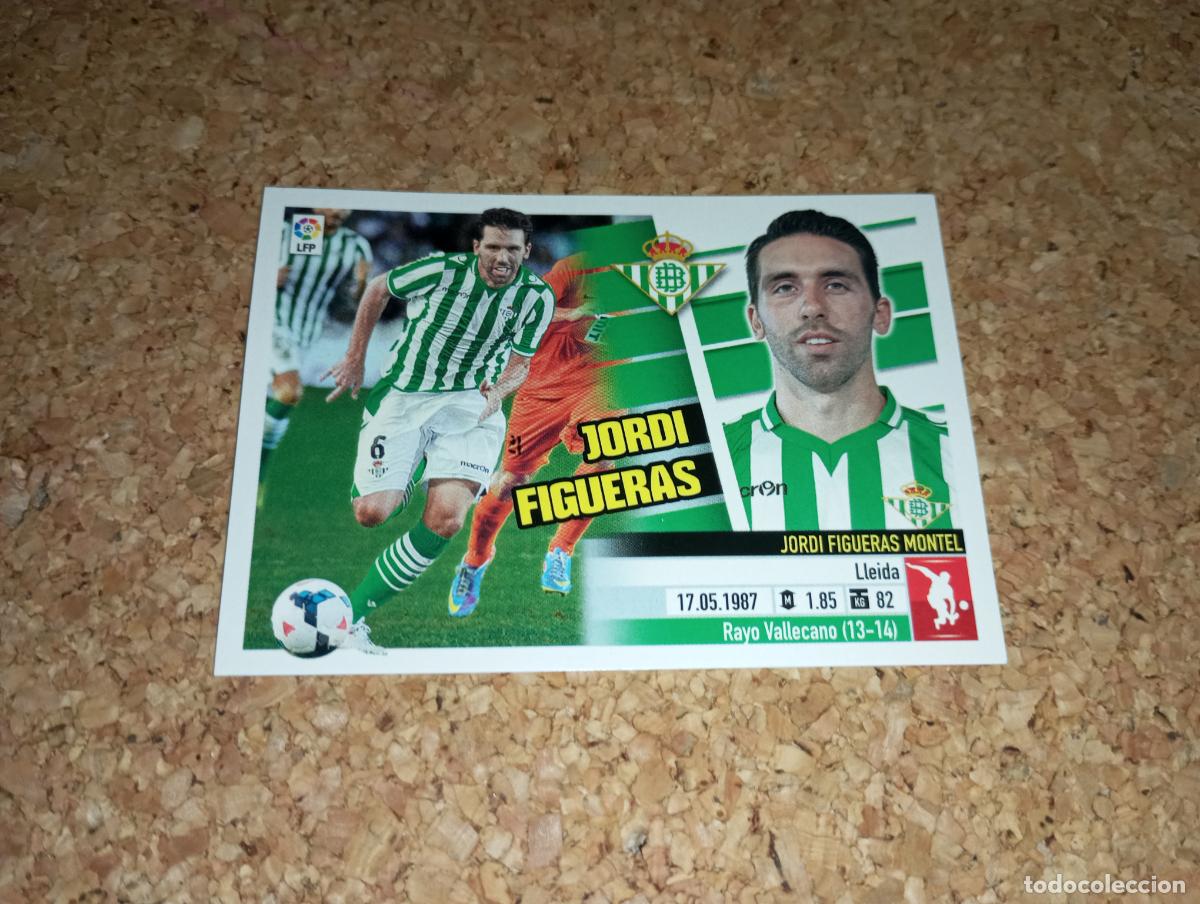 Figurine di Calcio: CROMO LIGA 2013 2014 13 14 COLECCIONES ESTE PANINI COLOCA N&ordm;5 B JORDI FIGUERAS-BETIS NUNCA PEGADO