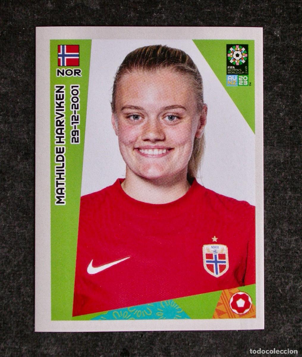 Football Stickers: 25 MATHILDE HARVIKEN / NORUEGA / FIFA WOMEN'S WORLD CUP 2023 /AUSTRALIA-NEW ZEALAND /PANINI-STICKERS