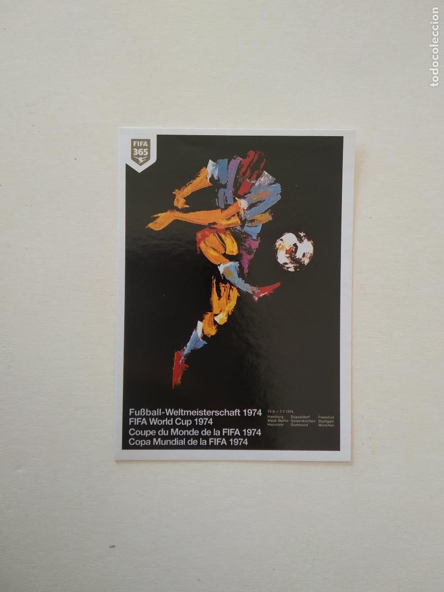 Cromos de f&uacute;tbol: 421 SELLO MUNDIAL 1974 CROMO FUTBOL PANINI 20-21 FIFA 365 2020-2021