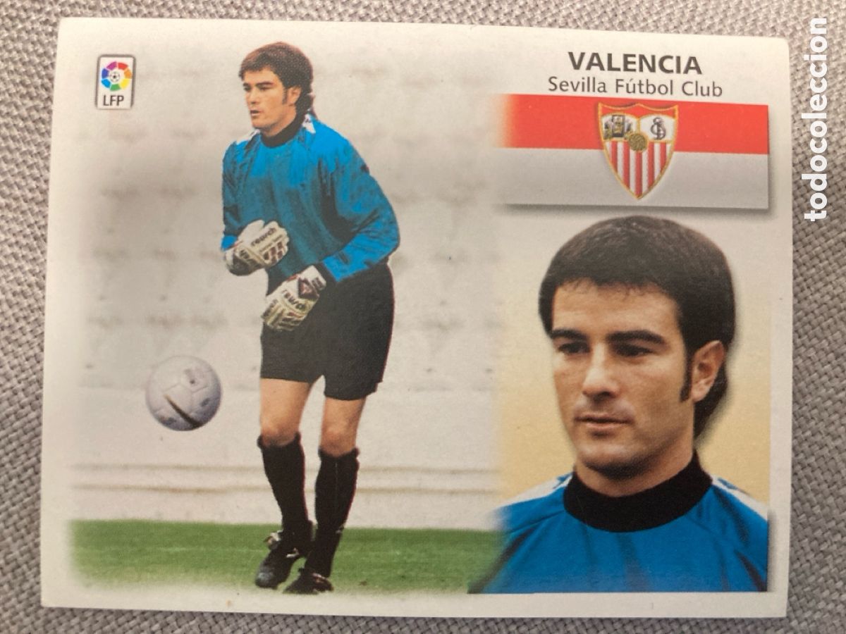 Figurine di Calcio: VALENCIA SEVILLA COLOCA LIGA ESTE 1999/00 99 00 SIN PEGAR