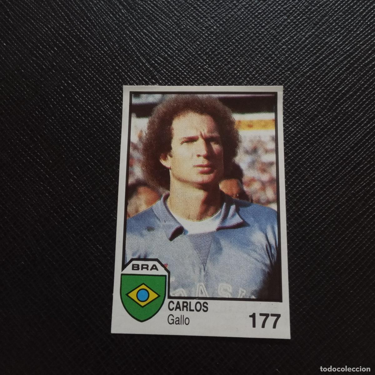 Fu&szlig;ball-Sticker: 177 CARLOS BRASIL BARNA MEXICO MUNDIAL 1986 CROMO FUTBOL LIGA 86 - DESPEGADO - A92 PG289