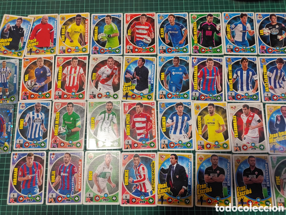 Football Stickers: 35 cromos liga 2014-2015