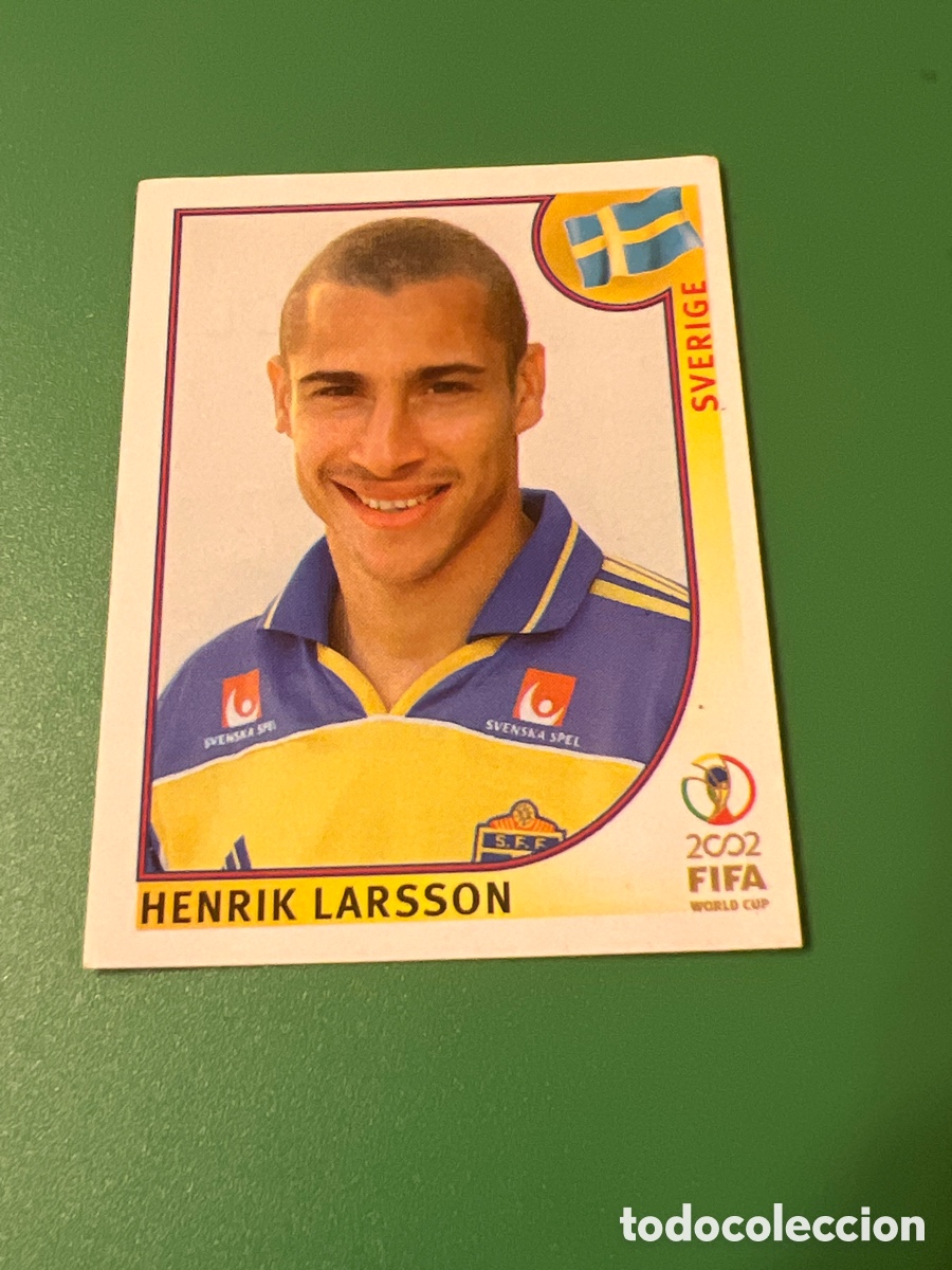 Cromos de F&uacute;tbol: C1258. CROMO FUTBOL MUNDIAL 2002 EDITORIAL PANINI 454.LARSSON-SUECIA-NUNCA PEGADO