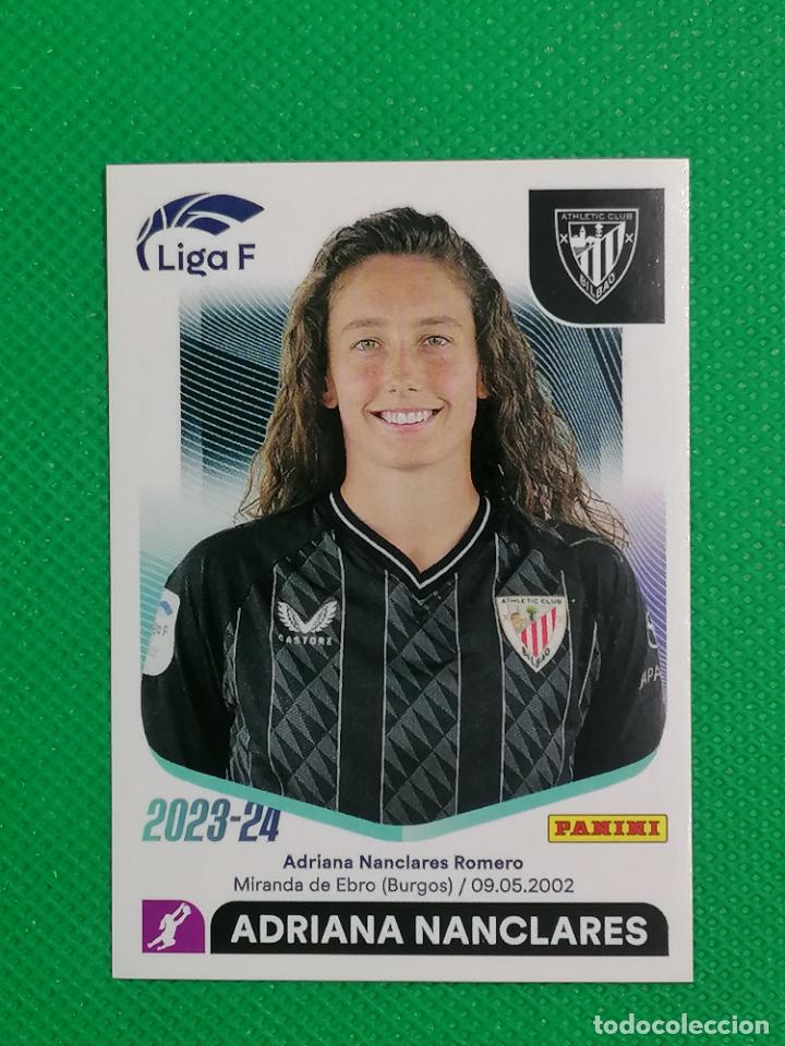 Cromos de f&uacute;tbol: 5 ADRIANA NANCLARES ATHLETIC CLUB BILBAO LIGA F FEMENINA 2023 2024 23 24