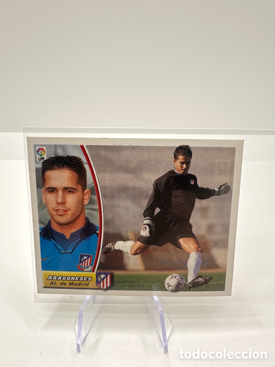 Cromos de F&uacute;tbol: Cromo Baja Aragoneses dificil Atletico Madrid liga este 2003 2004 03 04 sin pegar