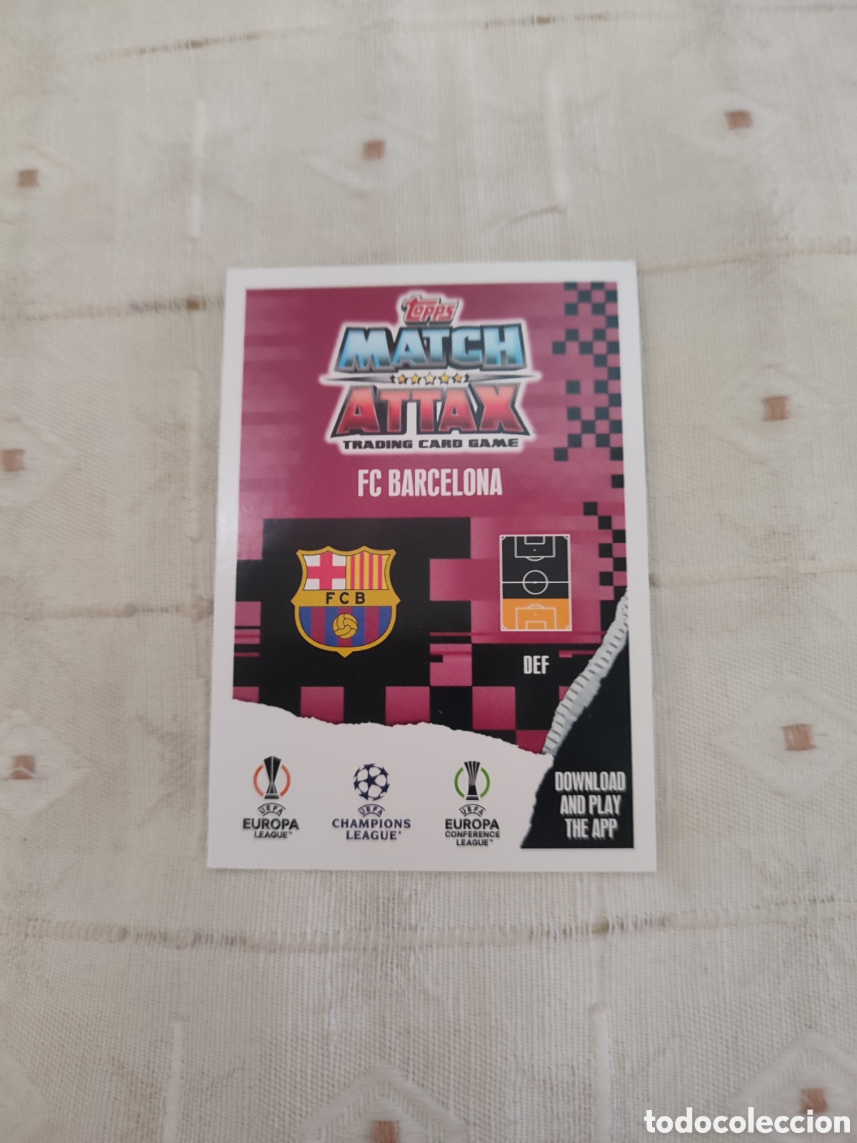Cromos de f&uacute;tbol: Koeman Barcelona Match Attax - Foto 2