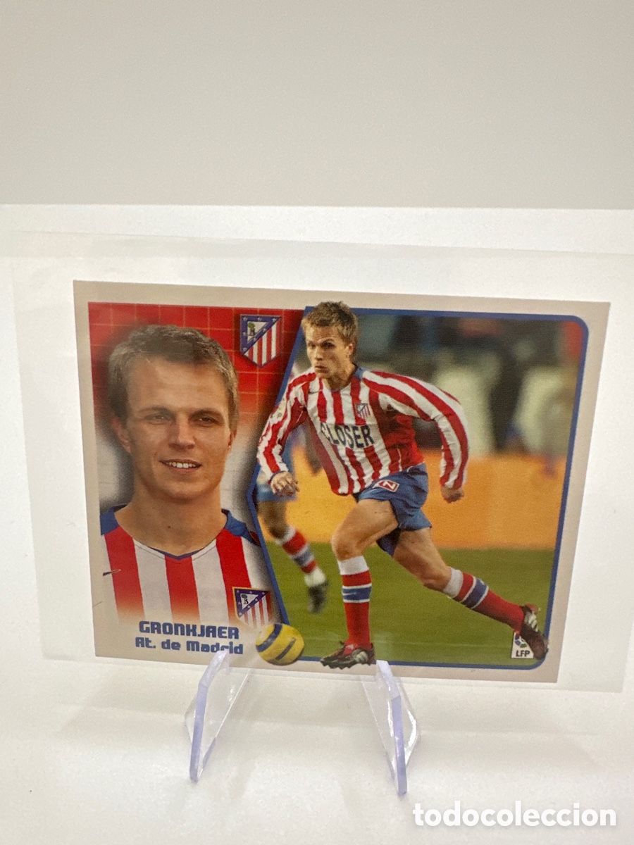 Fu&szlig;ball-Sticker: Cromo Gronkjaer Atletico Madrid Liga este 2005 2006 05 06 sin pegar