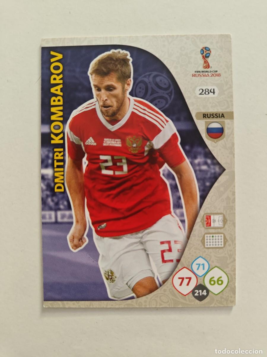 Cromos de f&uacute;tbol: 284 Kombarov, Rusia, Panini Adrenalyn XL World Cup 2018 Mundial 18