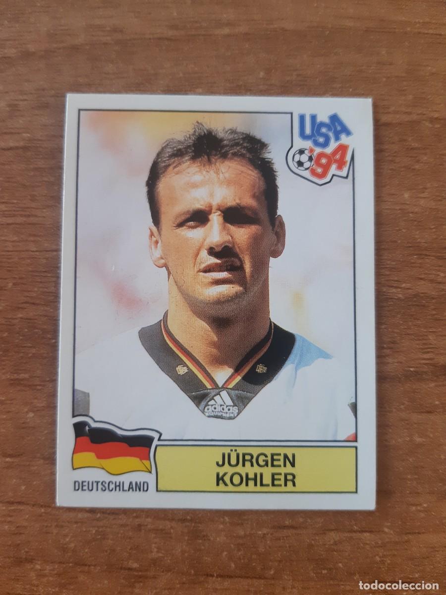 Cromos de Futebol: N&deg;170 Jurgen Kohler (Alemania) Mundial USA 94 PANINI. Nunca pegado