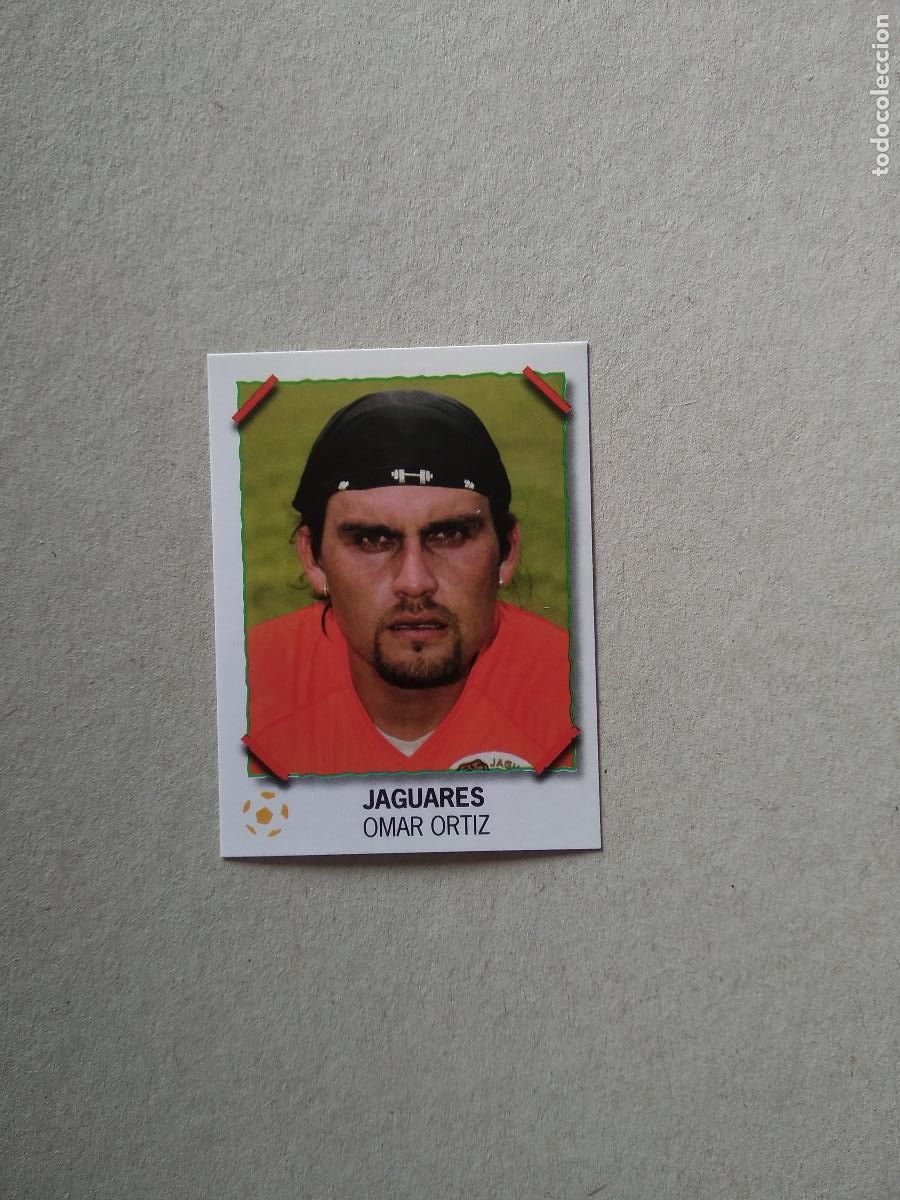 Cromos de F&uacute;tbol: 155 OMAR ORTIZ JAGUARES CROMO PANINI FUTBOL LIGA MEXICO SUPER FUTBOL 2007