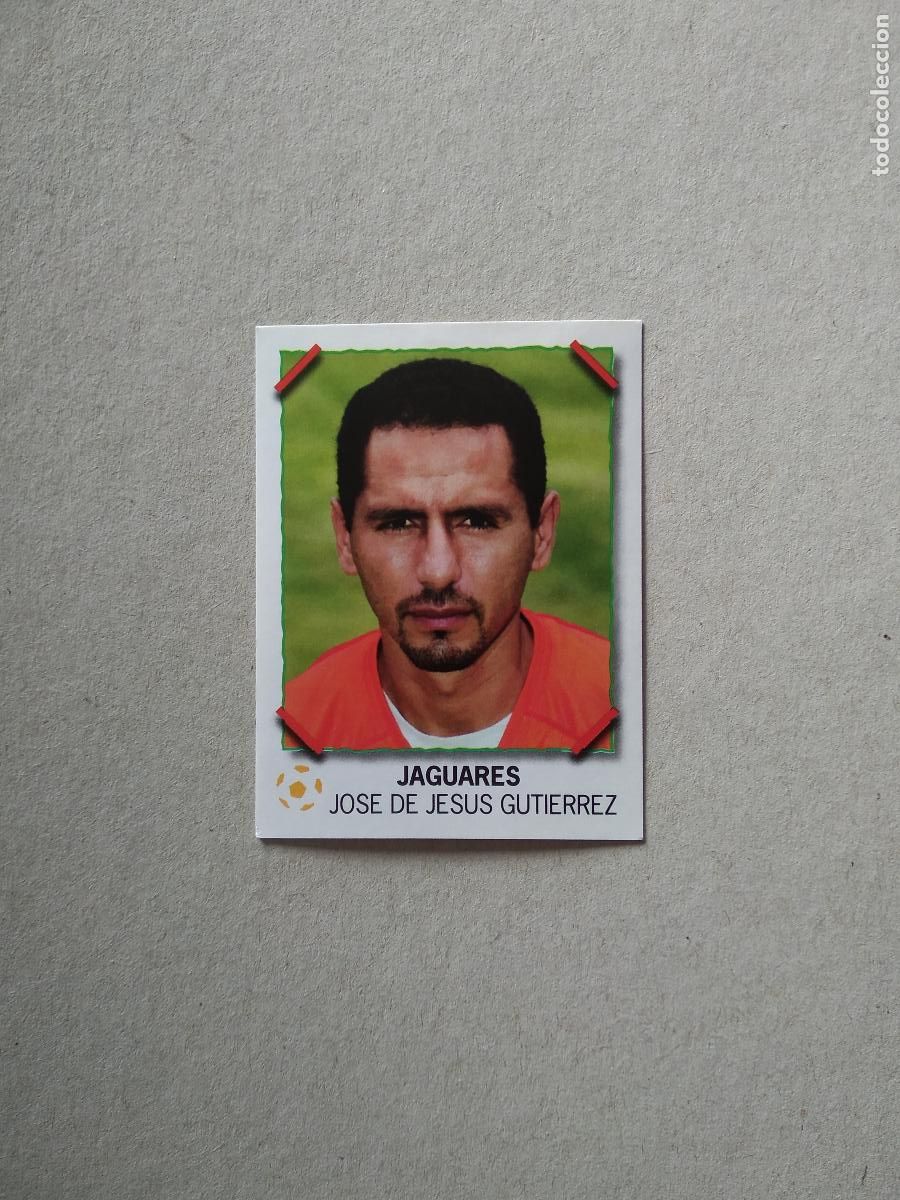 Cromos de F&uacute;tbol: 158 JOSE DE JESUS GUTIERREZ JAGUARES CROMO PANINI FUTBOL LIGA MEXICO SUPER FUTBOL 2007