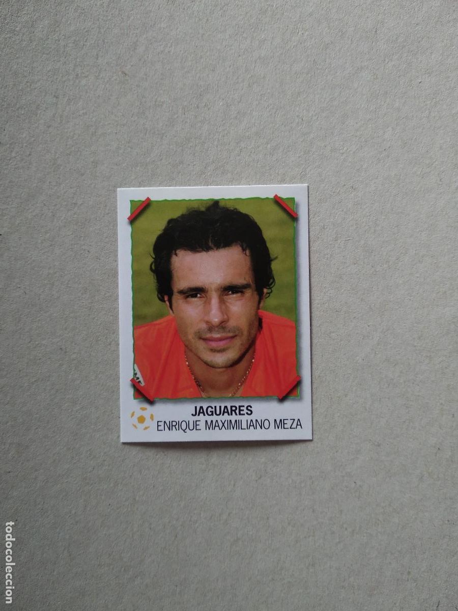 Cromos de F&uacute;tbol: 165 ENRIQUE MAXIMILIANO MEZA JAGUARES CROMO PANINI FUTBOL LIGA MEXICO SUPER FUTBOL 2007