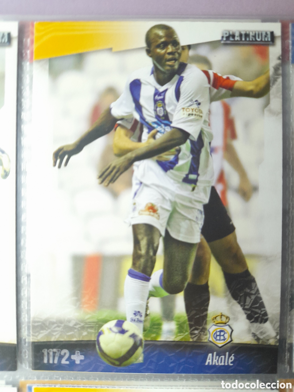 Cromos de F&uacute;tbol: 1172 Akale Mundicromo 2008/2009