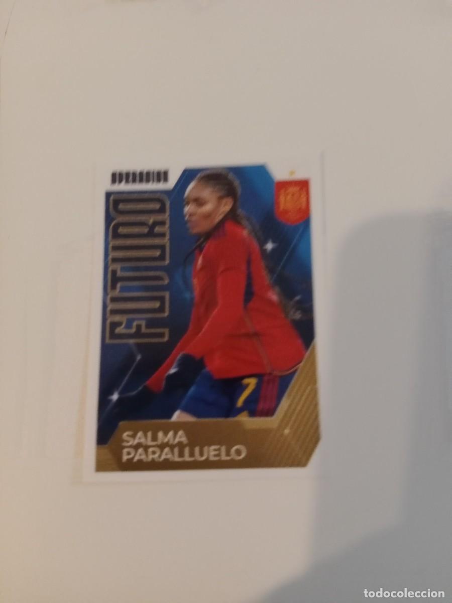 Fu&szlig;ball-Sticker: C-ALSE CROMO VAMOS SELECCION 2024 PANINI CARREFOUR N&ordm; 71 FUTURO SALMA PARALLUELO