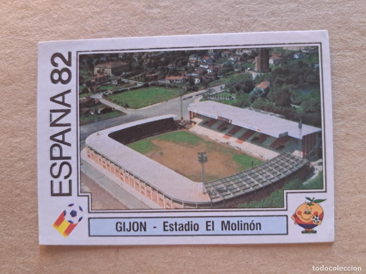 Cromos de f&uacute;tbol: N&ordm; 23 ESTADIO EL MOLINON GIJON MUNDIAL ESPA&Ntilde;A 82 1982 PANINI SIN PEGAR