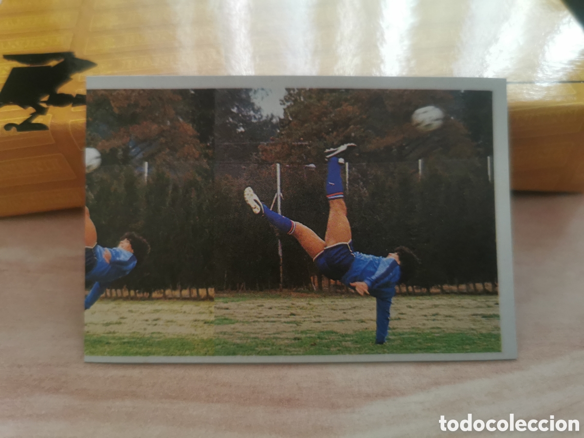 Cromos de F&uacute;tbol: # 93 Maradona 84/85 cromoesport &rdquo;sus Driblings&rdquo; &rdquo;sus goles&rdquo; sin pegar
