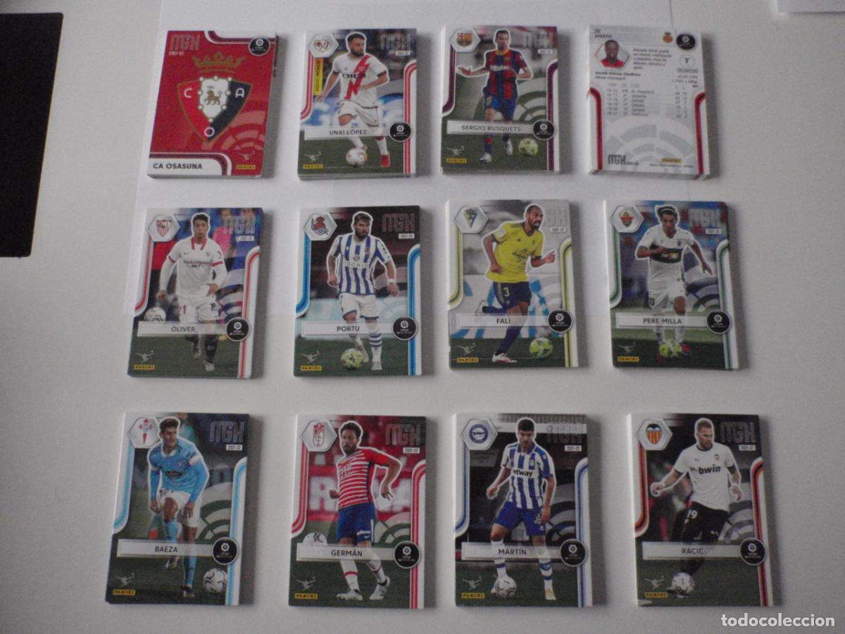 Figurine di Calcio: LOTE 129 cromos MEGACRACKS trading card diferentes de futbol 2021 2022. PANINI MGK 21 22