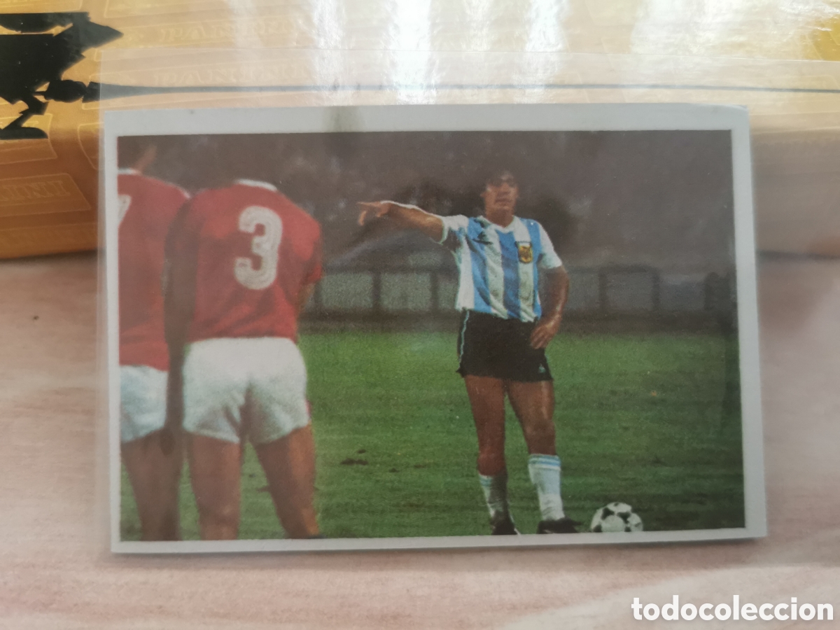 Cromos de F&uacute;tbol: # 68 Maradona 84/85 cromoesport &rdquo;sus Driblings&rdquo; &rdquo;sus goles&rdquo; sin pegar