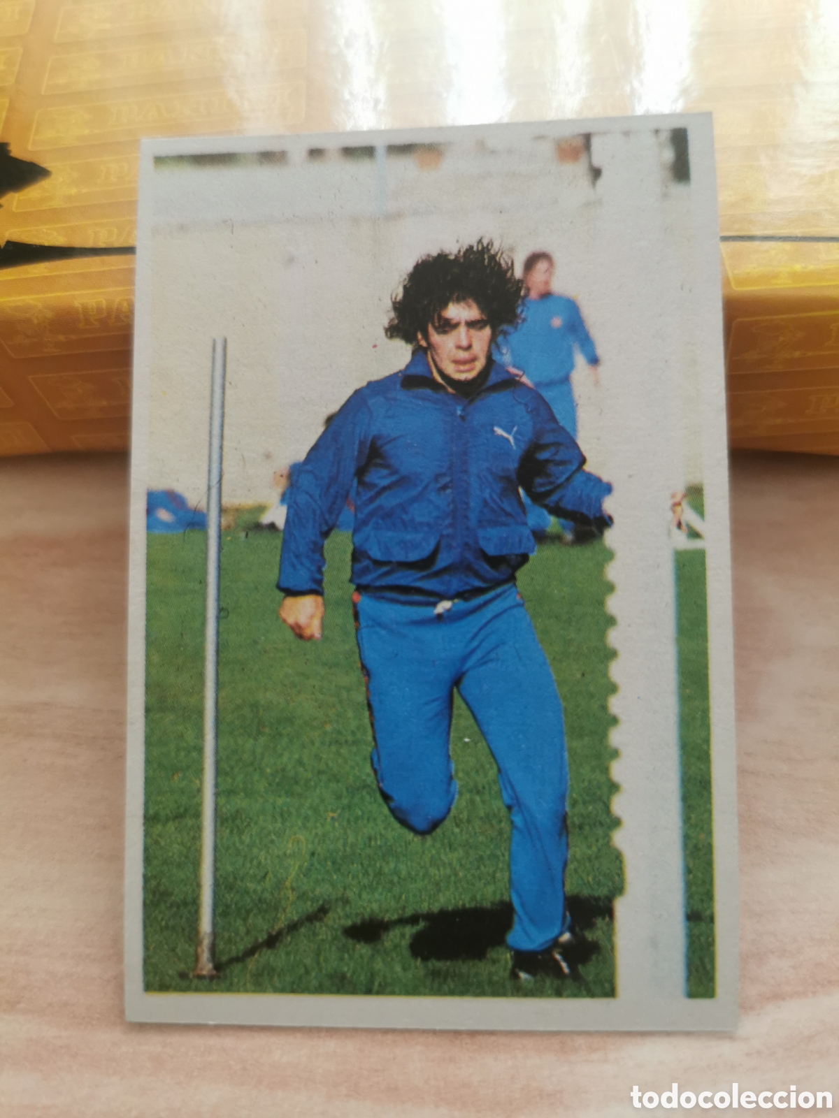Cromos de F&uacute;tbol: # 25 Maradona 84/85 cromoesport &rdquo;sus Driblings&rdquo; &rdquo;sus goles&rdquo; sin pegar