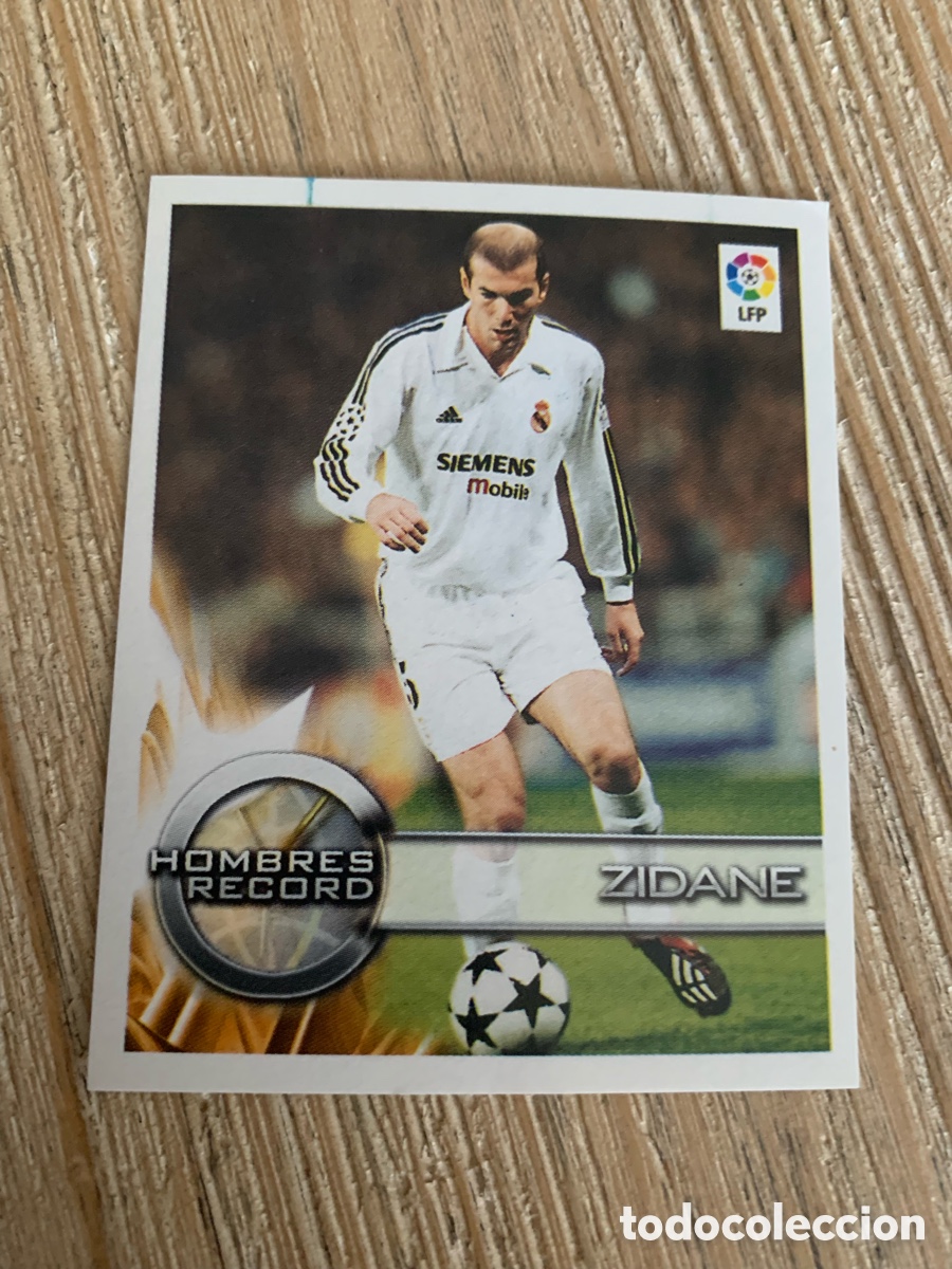 Cromos de F&uacute;tbol: ZIDANE HOMBRE RECORD #414 SUPERLIGA DE ESTRELLAS PANINI 2002 2003 NUEVO SIN PEGAR 02 03