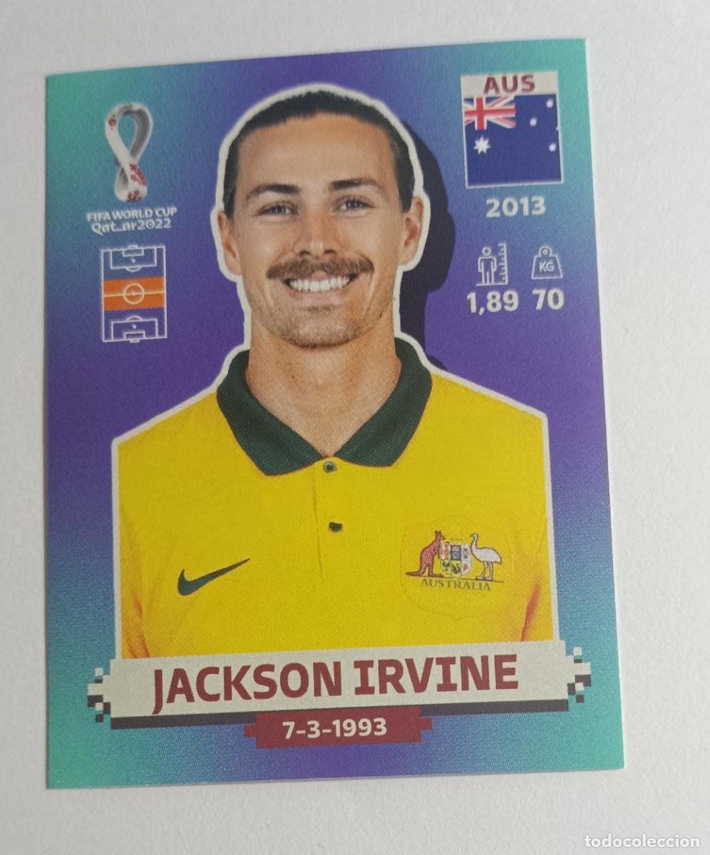 Figurine di Calcio: AUS12 IRVINE AUSTRALIA AUS 12 FIFA WORLD CUP MUNDIAL QATAR 2022 22 STICKER PANINI