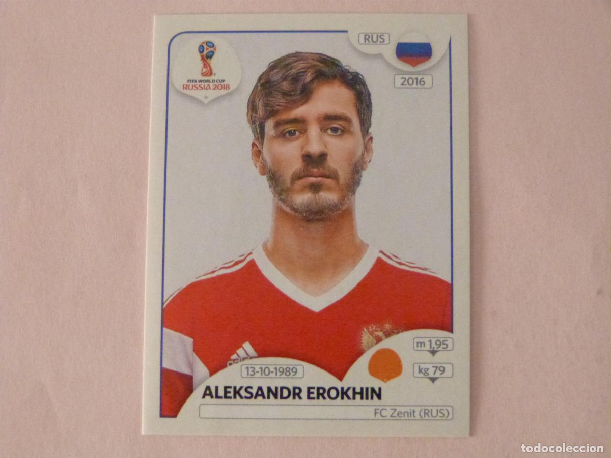 Cromos de f&uacute;tbol: CROMO FUTBOL ALEKSANDR EROKHIN DE RUSIA SIN PEGAR N&ordm; 46 MUNDIAL RUSIA 2018 DE PANINI