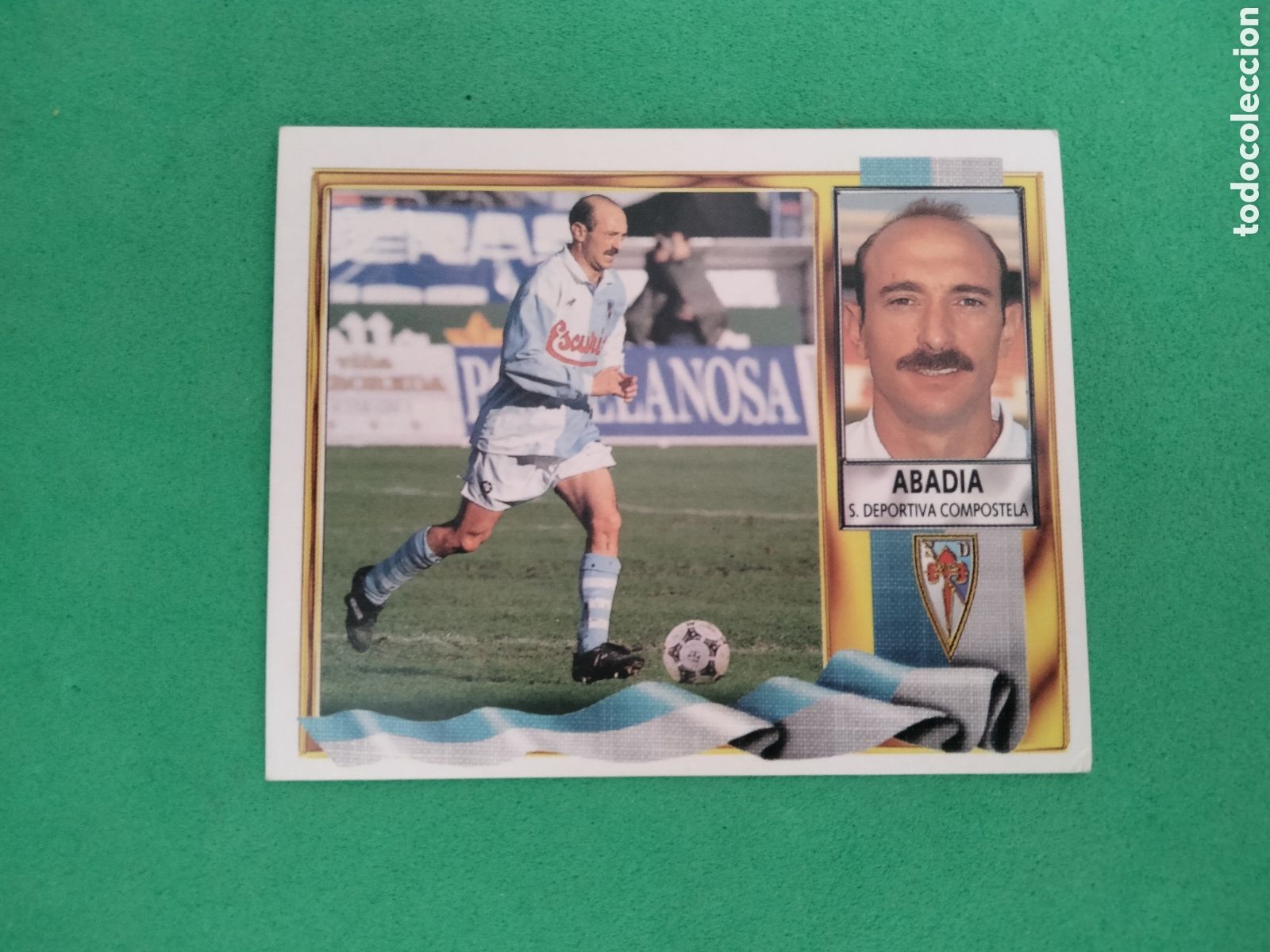Cromos de f&uacute;tbol: ABADIA COMPOSTELA EDICIONES ESTE 95 96 1995 1996 NUEVO SIN PEGAR CROMO FUTBOL