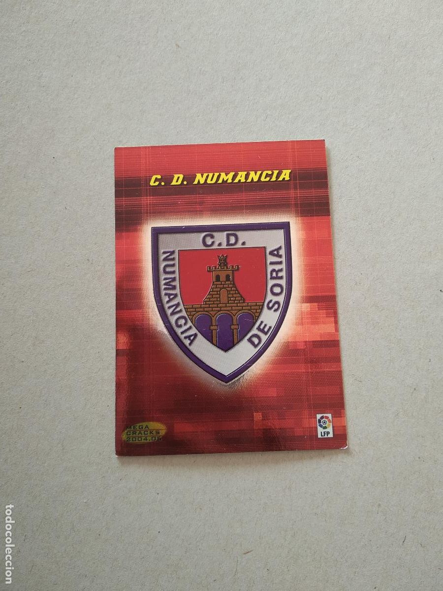 Figurine di Calcio: 217 ESCUDO LOGO NUMANCIA CROMO FUTBOL PANINI TARJETA MEGACRACKS 04-05 MGK LIGA 2004-2005