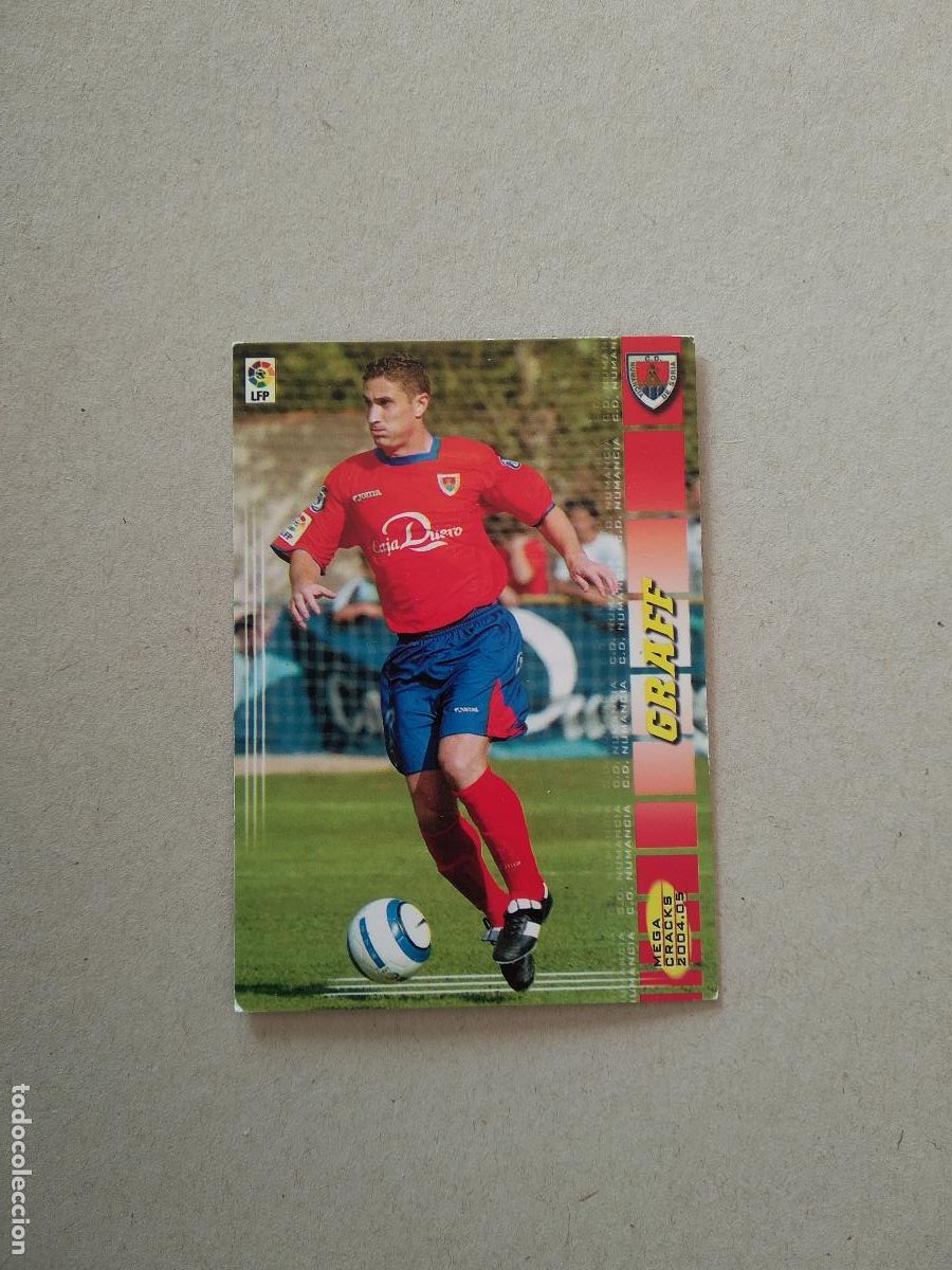 Figurine di Calcio: 225 BIS GRAFF NUMANCIA CROMO FUTBOL PANINI TARJETA MEGACRACKS 04-05 MGK LIGA 2004-2005