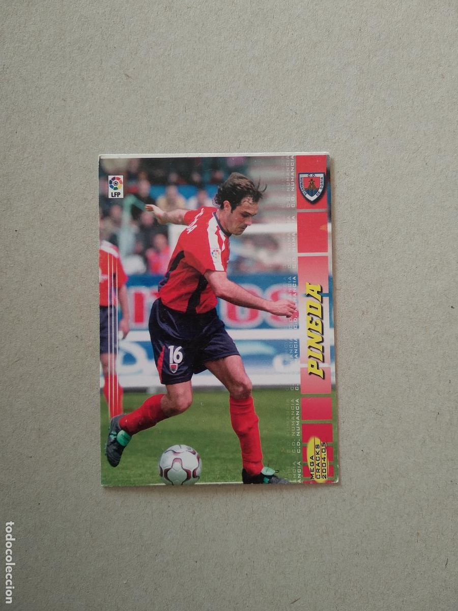 Fu&szlig;ball-Sticker: 234 PINEDA NUMANCIA CROMO FUTBOL PANINI TARJETA MEGACRACKS 04-05 MGK LIGA 2004-2005