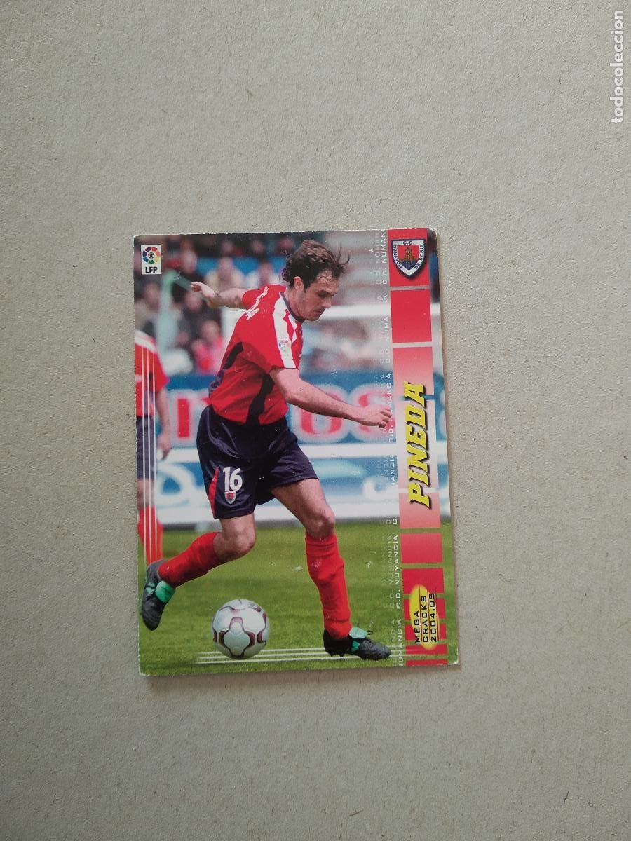 Cromos de f&uacute;tbol: 234 PINEDA NUMANCIA CROMO FUTBOL PANINI TARJETA MEGACRACKS 04-05 MGK LIGA 2004-2005