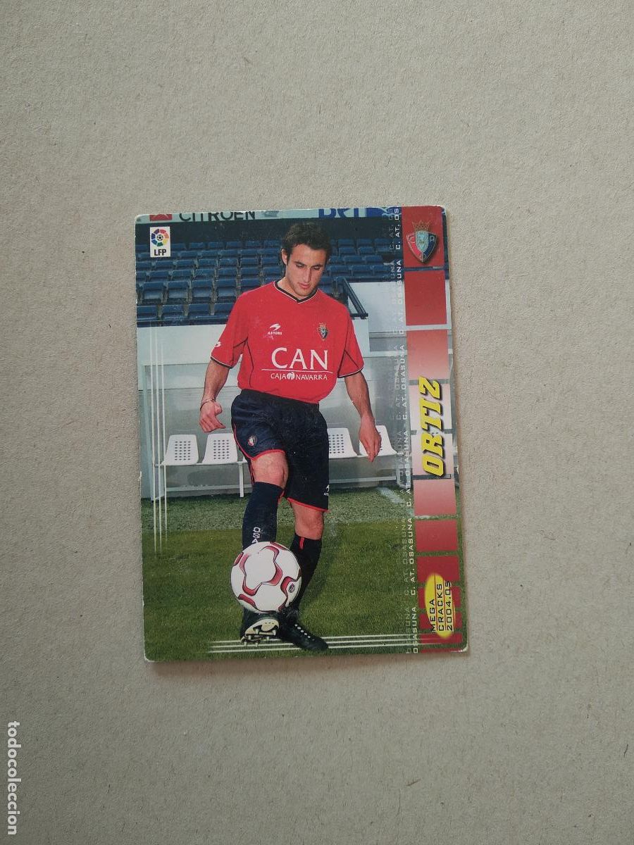 Fu&szlig;ball-Sticker: 245 JUANMA ORTIZ OSASUNA CROMO FUTBOL PANINI TARJETA MEGACRACKS 04-05 MGK LIGA 2004-2005