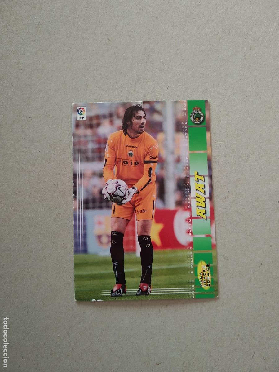 Fu&szlig;ball-Sticker: 254 AWAT RACING DE SANTANDER CROMO FUTBOL PANINI TARJETA MEGACRACKS 04-05 MGK LIGA 2004-2005
