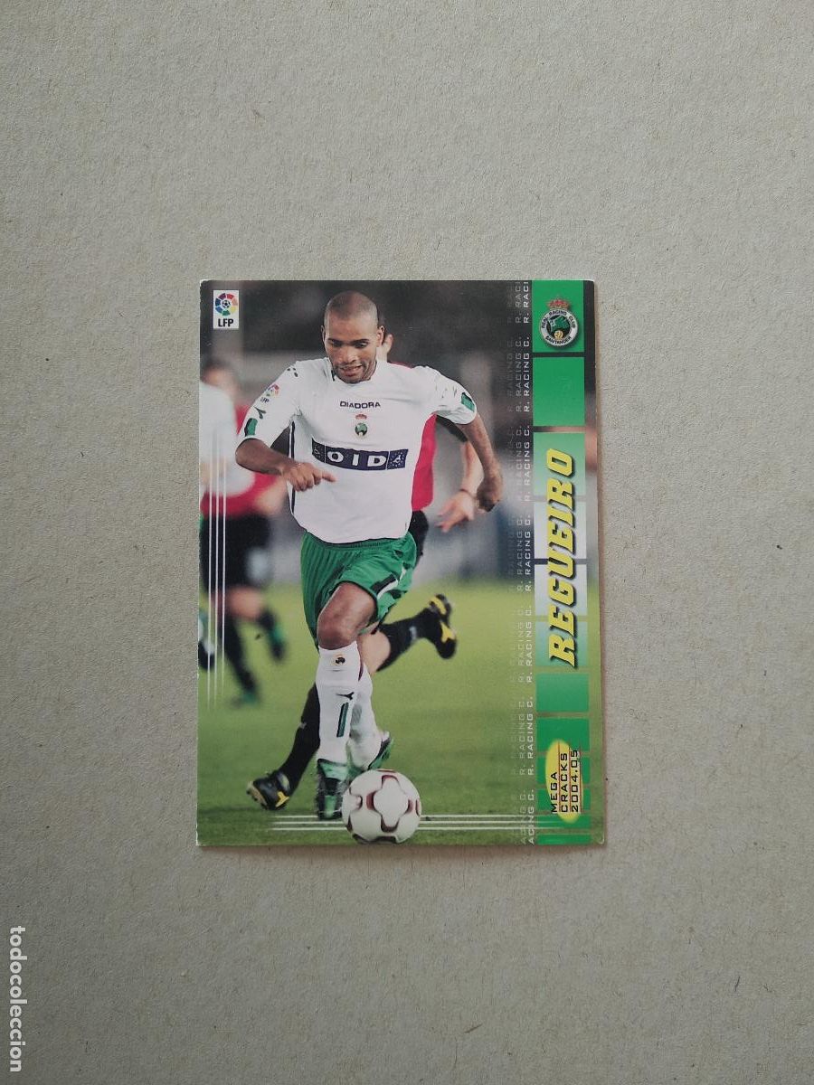 Fu&szlig;ball-Sticker: 268 REGUEIRO RACING DE SANTANDER CROMO FUTBOL PANINI TARJETA MEGACRACKS 04-05 MGK LIGA 2004-2005