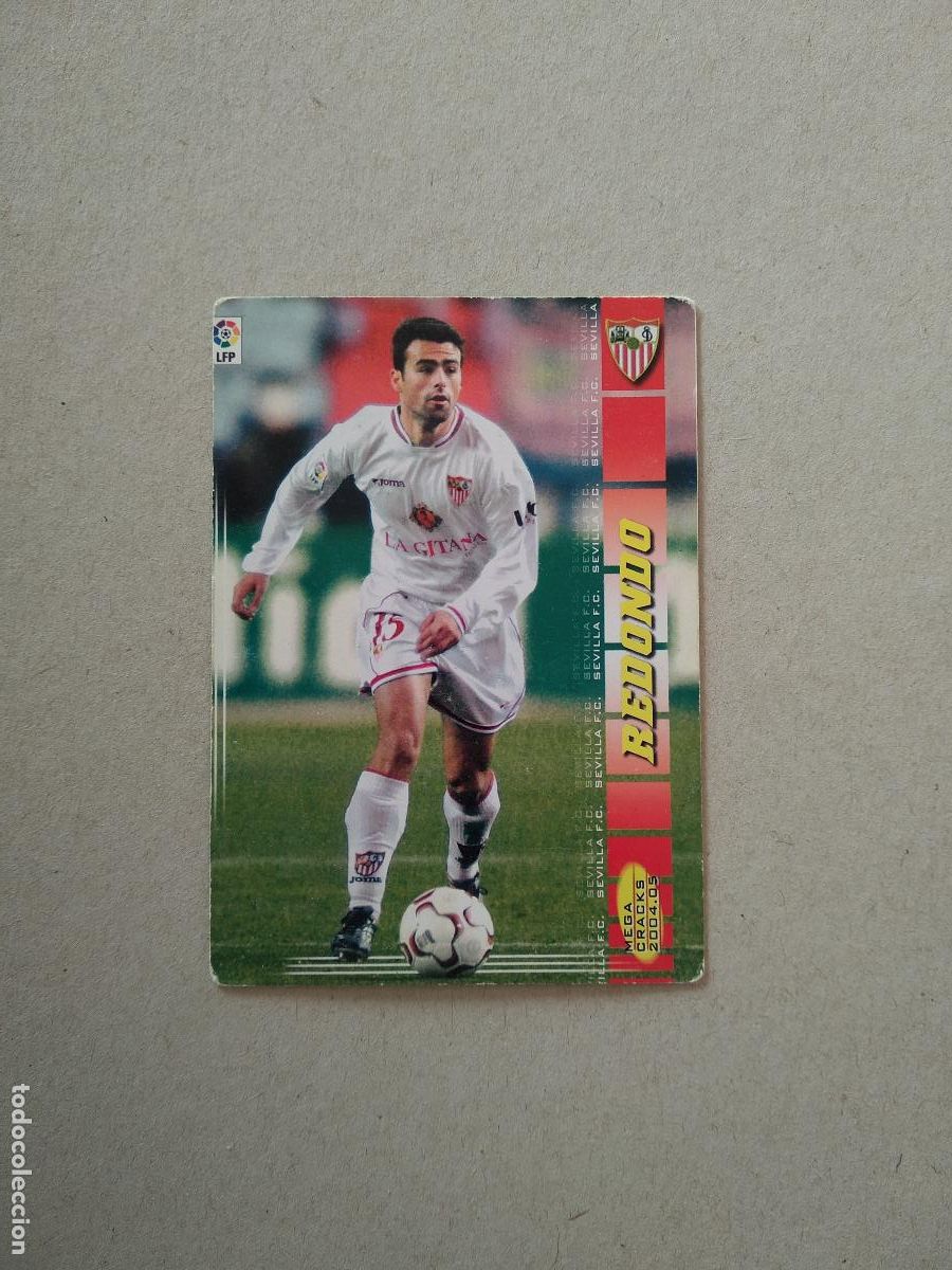 Fu&szlig;ball-Sticker: 275 REDONDO SEVILLA CROMO FUTBOL PANINI TARJETA MEGACRACKS 04-05 MGK LIGA 2004-2005