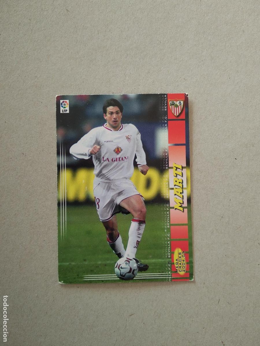Figurine di Calcio: 280 MARTI SEVILLA CROMO FUTBOL PANINI TARJETA MEGACRACKS 04-05 MGK LIGA 2004-2005