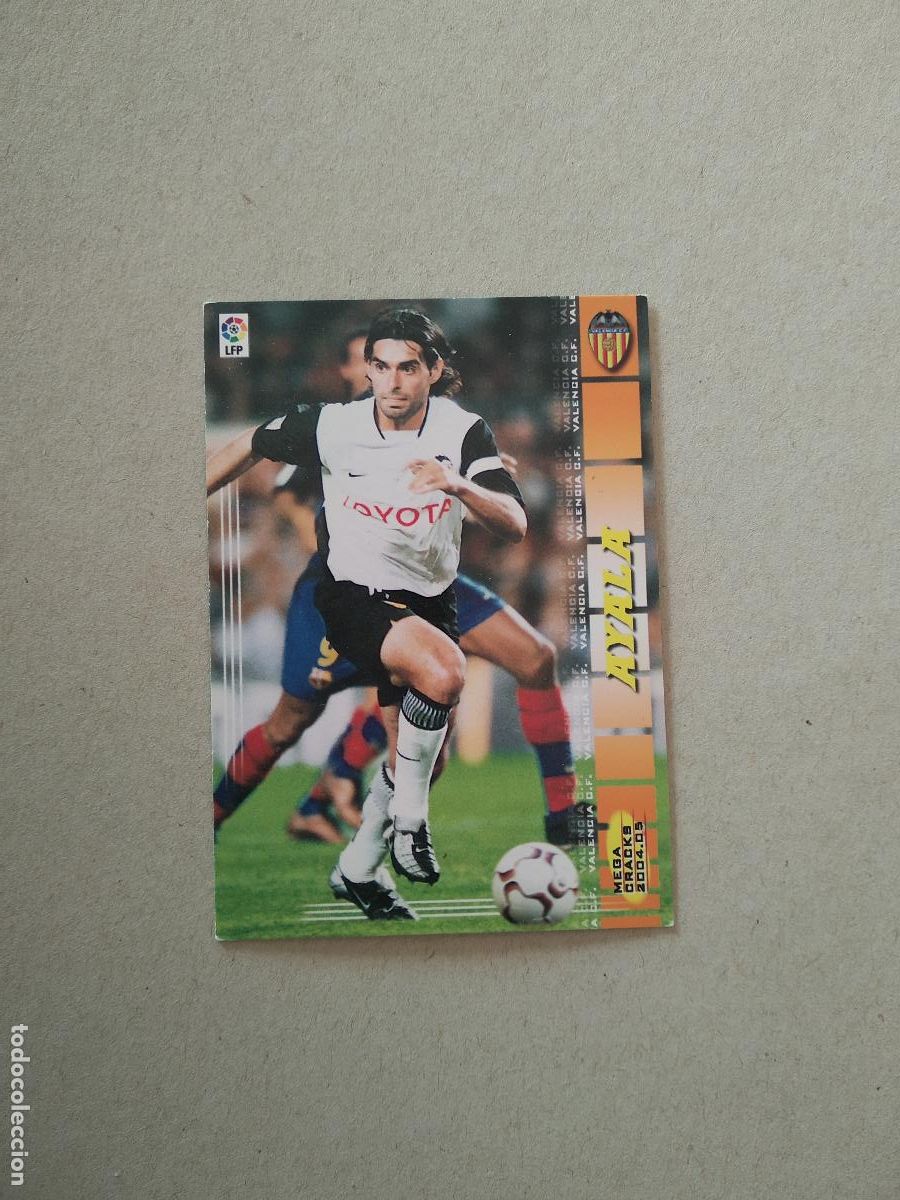 Fu&szlig;ball-Sticker: 310 AYALA VALENCIA CROMO FUTBOL PANINI TARJETA MEGACRACKS 04-05 MGK LIGA 2004-2005