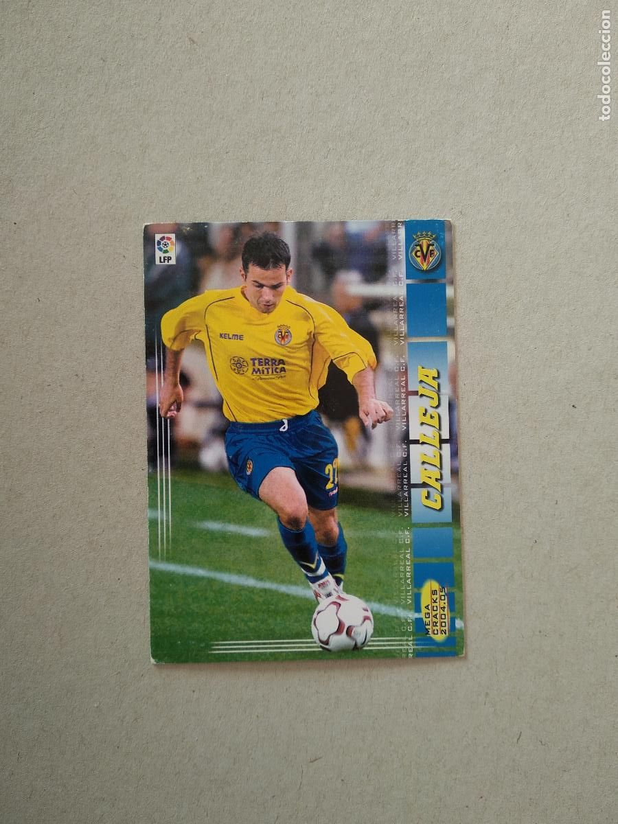 Football Stickers: 337 CALLEJA VILLARREAL CROMO FUTBOL PANINI TARJETA MEGACRACKS 04-05 MGK LIGA 2004-2005