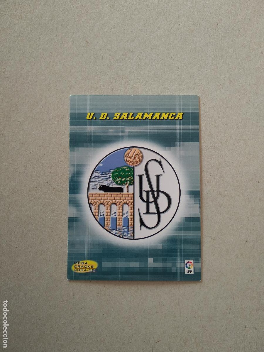 Fu&szlig;ball-Sticker: 425 ESCUDO SALAMANCA CROMO FUTBOL PANINI TARJETA MEGACRACKS 04-05 MGK LIGA 2004-2005