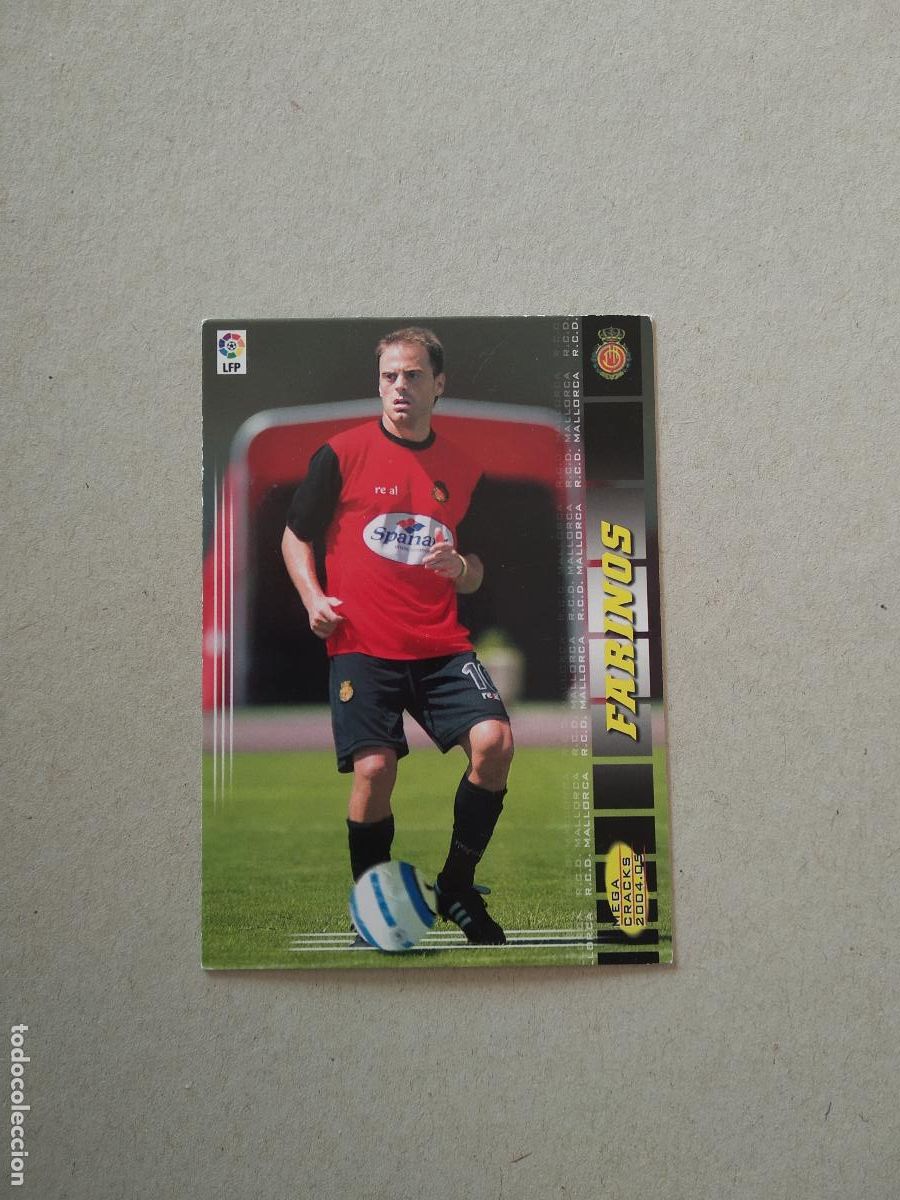 Figurine di Calcio: 469 FARINOS MALLORCA CROMO FUTBOL PANINI TARJETA MEGACRACKS 04-05 MGK LIGA 2004-2005