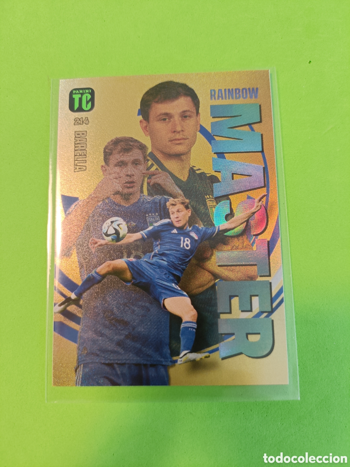 Cromos de f&uacute;tbol: Panini TOP CLASS 2024 - Rainbow 214 Barella - Foto 1
